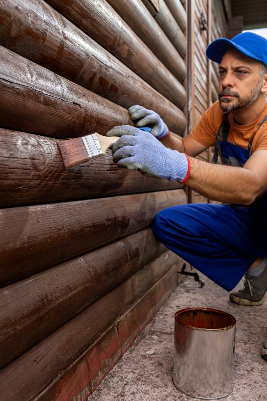 Log Siding Staining in Fort Collins, CO