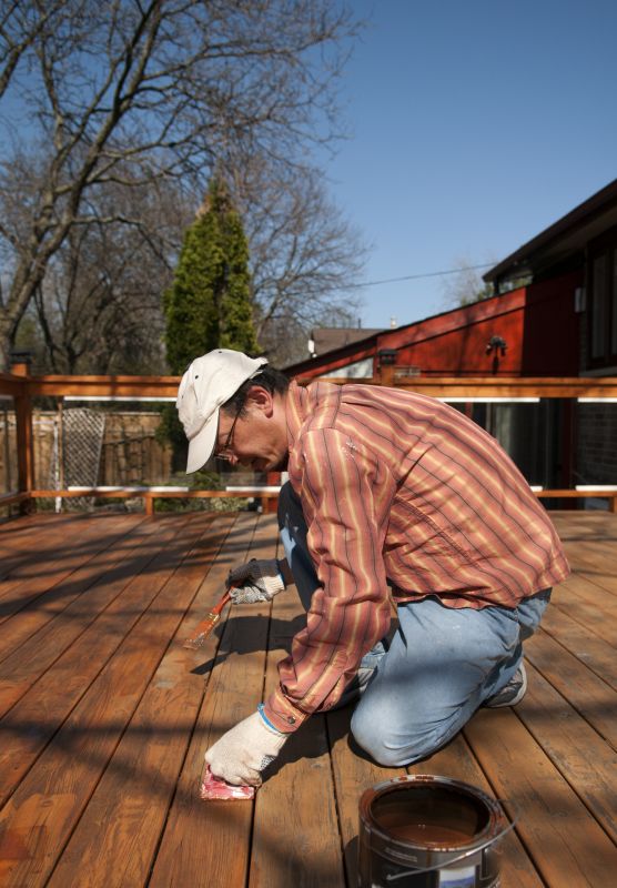 Deck Restoration with Paint