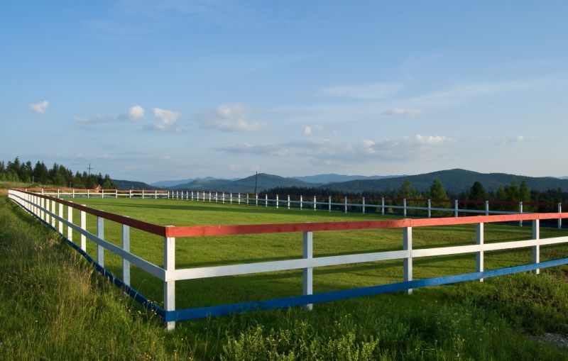 Colorful Livestock Fence Artwork