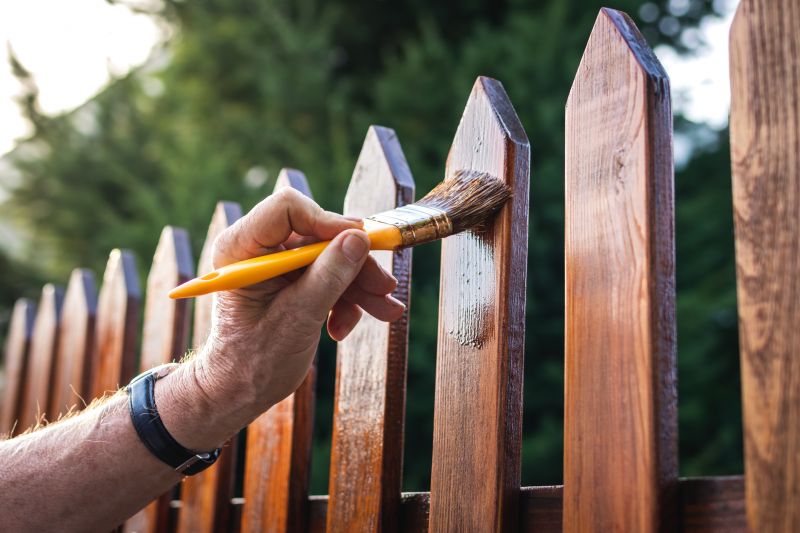 Farm Fence with Paint